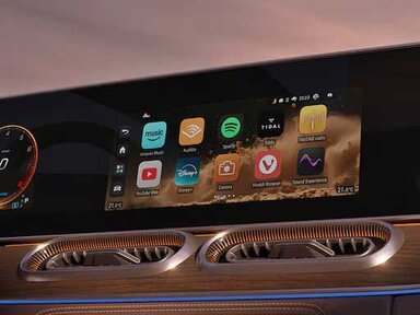 Das Entertainment-Paket im Mercedes-Benz GLS 2026