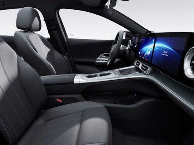 Das Interieur in schwarz in der Mercedes-Benz C-Klasse Elektro 2026