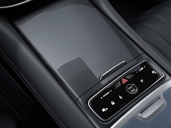 AMG Zierelement Carbon im Mercedes-Benz EQS 2026