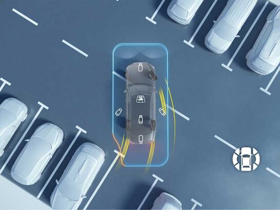 Das Digitale Extra: MB.DRIVE PARKING ASSIST 360 des Mercedes-Benz GLB 2026.