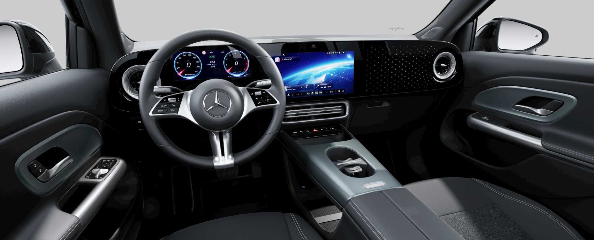 Das Interieur des Mercedes-Benz GLB 2026.
