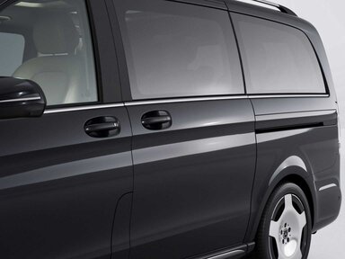 Das Seitendesign der Mercedes-Benz V-Klasse 2026