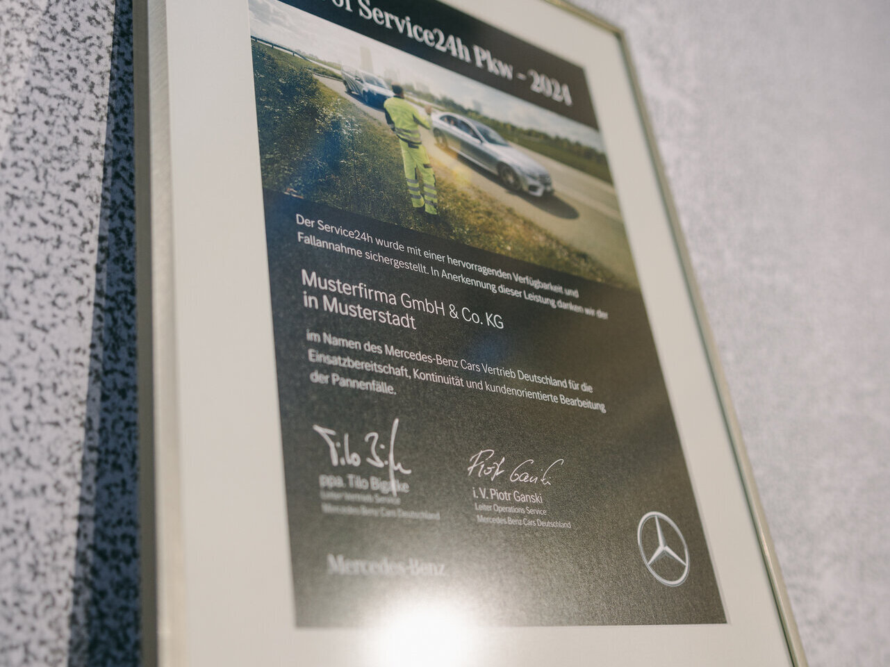 Der Preis für den "Best of Service 24h 2024"