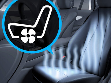 Aktive Sitzbelüftung für Fahrer im VLE