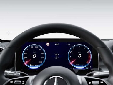Das Fahrerdisplay im C-Klasse T-Modell