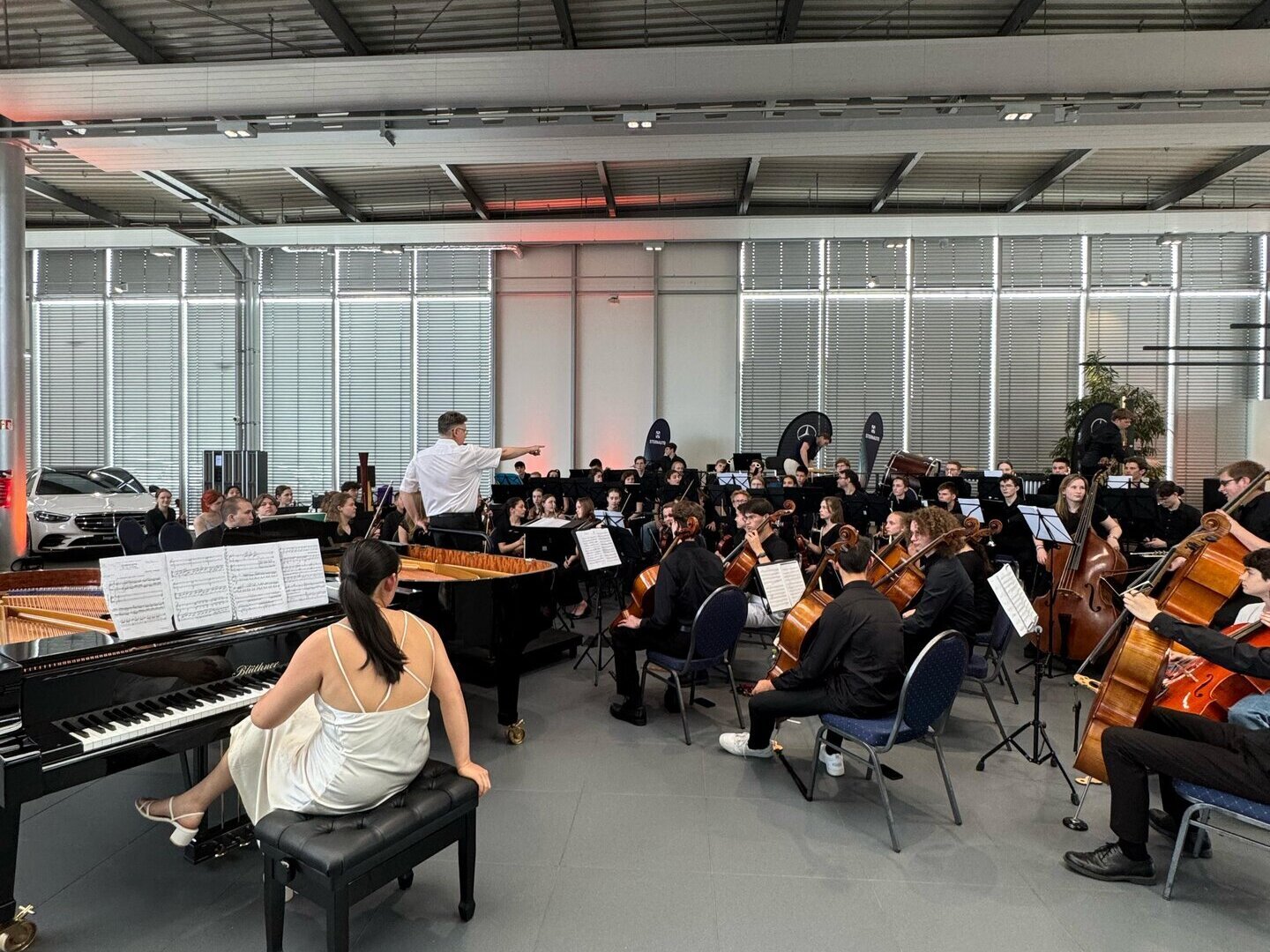 Ein Blick hinter das Sinfonieorchester