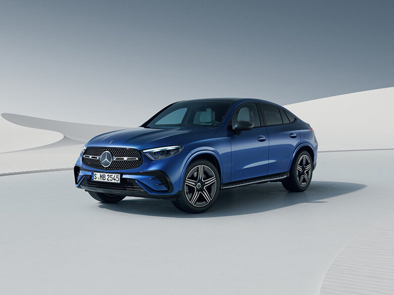 Mercedes-Benz GLC Coupé in spektralblau