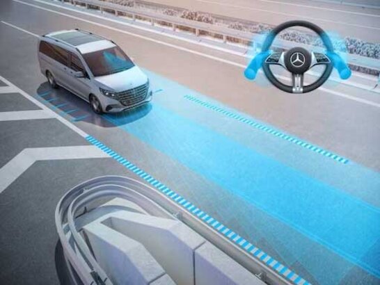 Das Fahrassistenz-Paket der Mercedes-Benz V-Klasse 2026