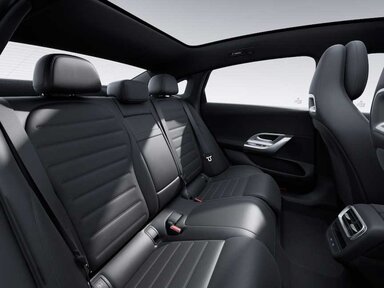 Die Sitzheizung im Fond der Mercedes-Benz C-Klasse Elektro 2026