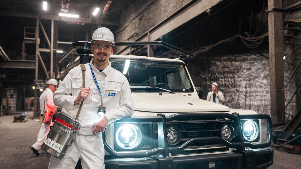 INEOS Grenadier und STERNAUTO im Kali Bergwerk Zielitz INEOS Grenadier und STERNAUTO im Kali Bergwerk Zielitz