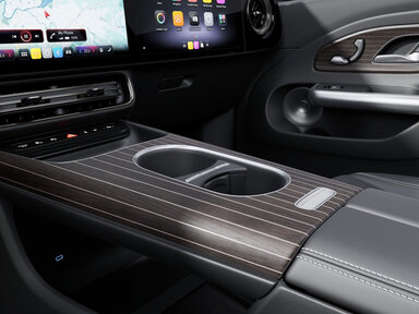 Zierelemente Holz Eiche braun Schiffsdeck offenporig mit aluminium lines