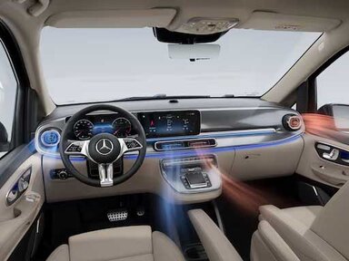 Die Klimatisierungsautomatik THERMOTRONIC der Mercedes-Benz V-Klasse 2026