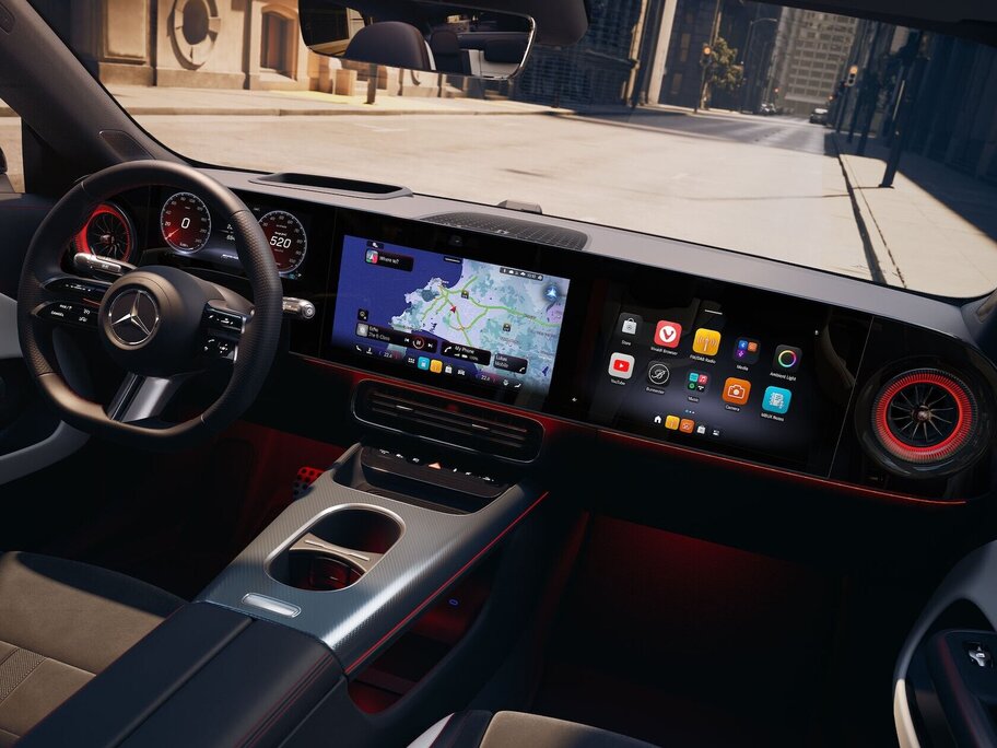 Das Interieur des Mercedes CLA 2025